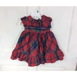 Wonder Kids Plaid Dress 12 months NEW